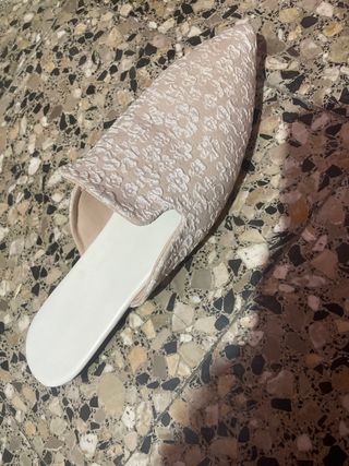 Zapatos, babuchas Beige/Blanco