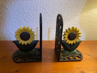 Sujetalibros decorativos girasol