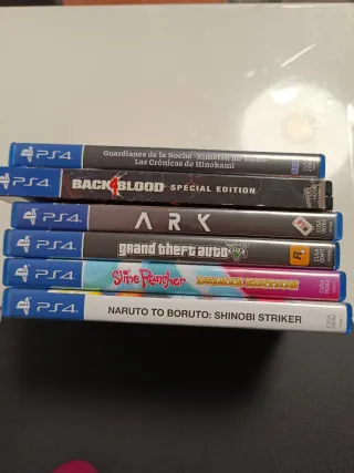 PS4 Slim + 6 Juegos + Mando