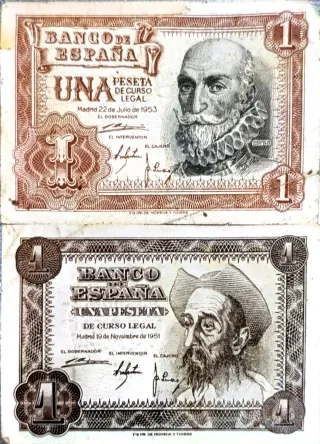 Billete 1 Peseta Banco de España 1951/1953