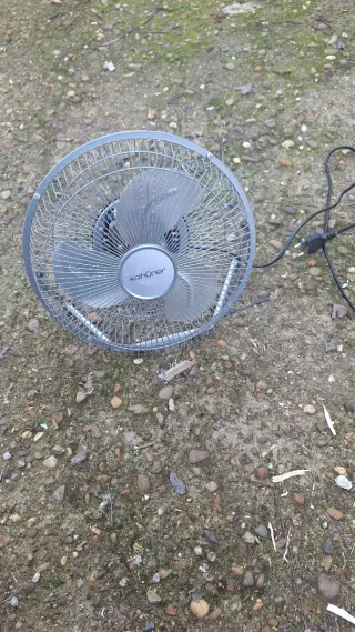 Ventilador Rowenta Plata