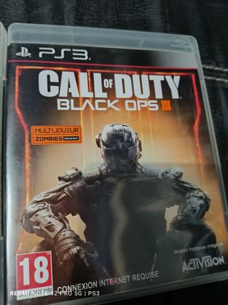 PS3 Call of Duty Black Ops II e III + Zombies