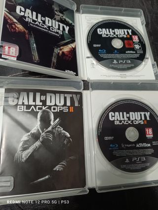 PS3 Call of Duty Black Ops II e III + Zombies