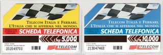 Schede Telef. "FERRARI, l'Italia che si afferma"