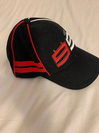 Gorra Jorge Lorenzo 99 Negra Roja Blanca