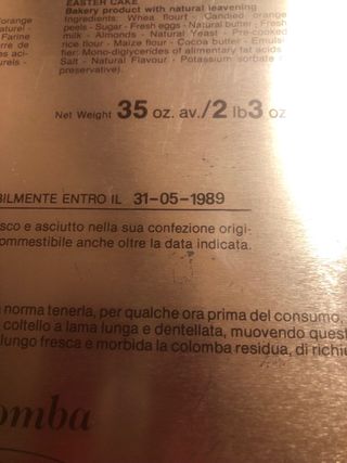 Scatola Paluani La Colomba