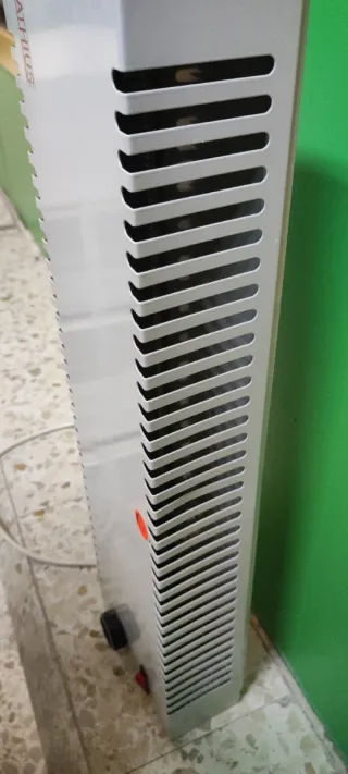 Estufa de pared metal/plástico