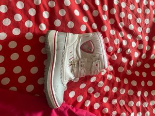 Descansos nieve niña gris y rosa numero 33