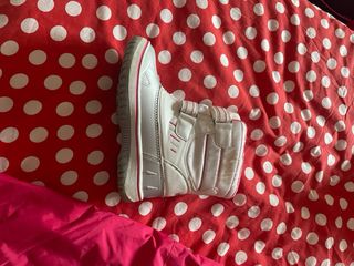 Descansos nieve niña gris y rosa numero 33