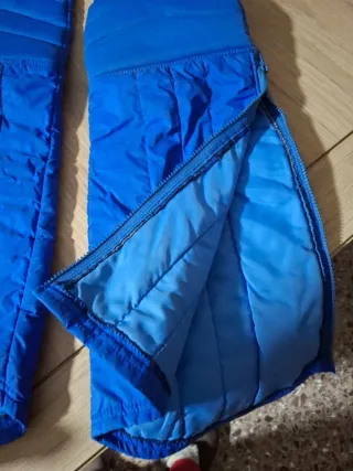 Pantalón de esquí azul acolchado