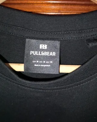 Camiseta básica hombre negra