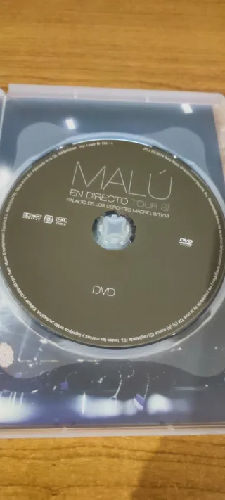 DVD Malú En Directo Tour Si