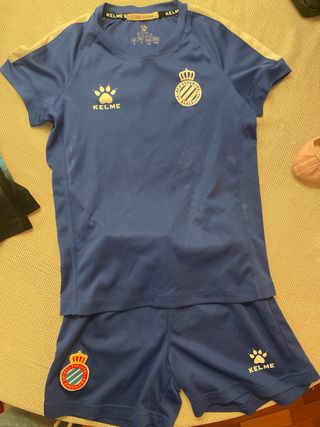 Conjunto RCD Espanyol niño Kelme T4