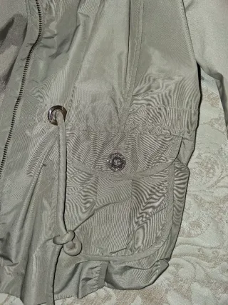 Chaqueta tipo gabardina Purificación García verde