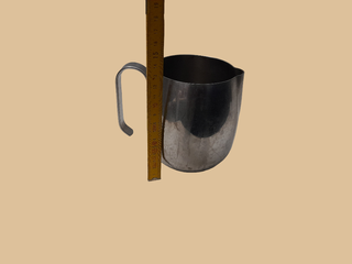 Lattiera in acciaio inox