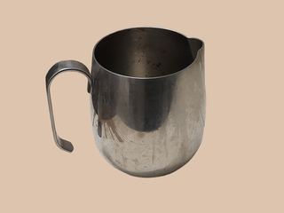 Lattiera in acciaio inox