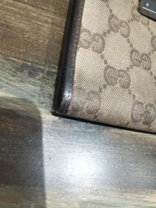 Portafoglio Gucci originale 100% Beige e Marrone