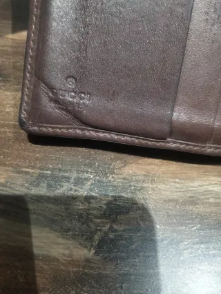 Portafoglio Gucci originale 100% Beige e Marrone