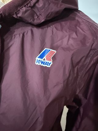 K-Way Claude classico impermeabile viola