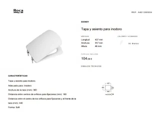 Asiento Inodoro SIDNEY