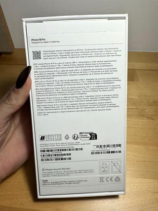 iPhone 16 Pro Apple Negro/Plateado