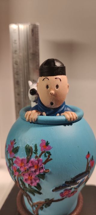 Figura Tintín Resina ABS Pintada a Mano