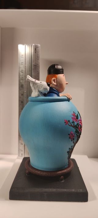 Figura Tintín Resina ABS Pintada a Mano