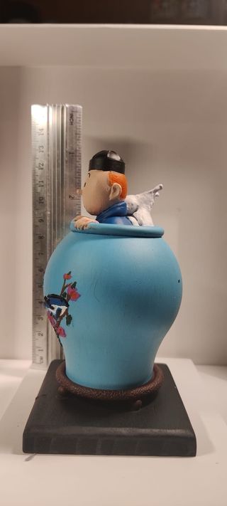 Figura Tintín Resina ABS Pintada a Mano