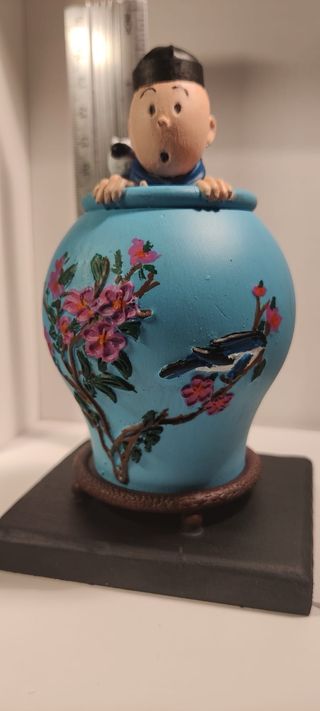 Figura Tintín Resina ABS Pintada a Mano