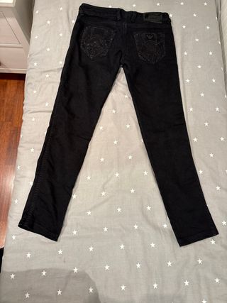 Pantalón Armani Negro Talla 26 (equivale a 36 EU)