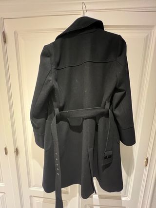 Abrigo señora Zara negro