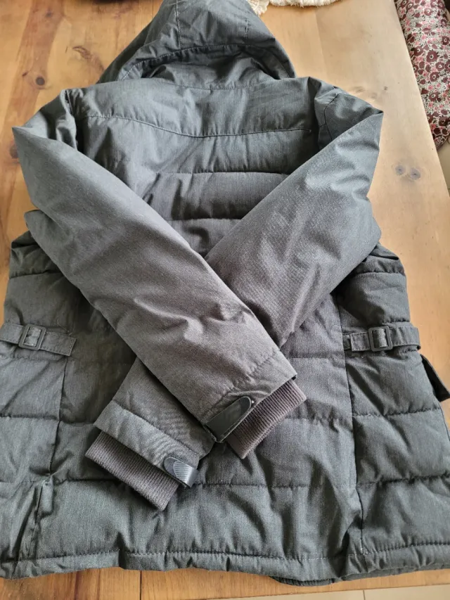 Chaquetón Zara gris hombre