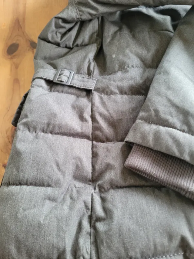 Chaquetón Zara gris hombre
