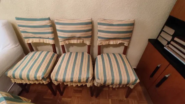 Juego de comedor redondo Mesa de90 extensible