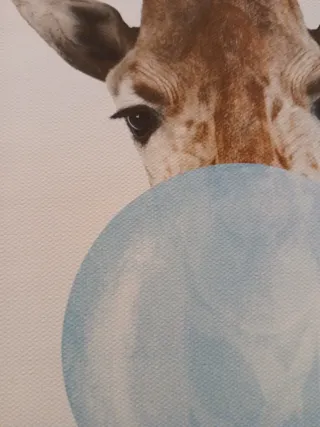 Rebajada! Láminas Infantiles Animales con Burbujas