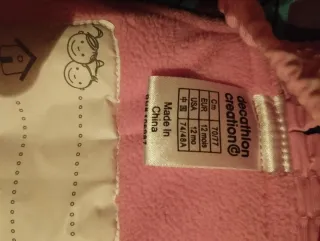 Buzo Nieve Niña Rosa