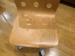 Silla de oficina Ikea madera