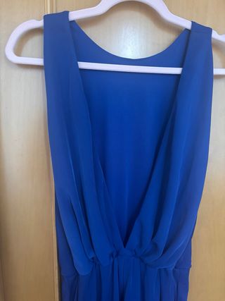 Mono largo azul Zara