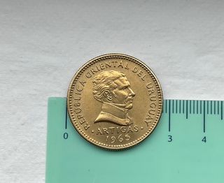 ºoO 10 pesos Artigas 1965 - Uruguay