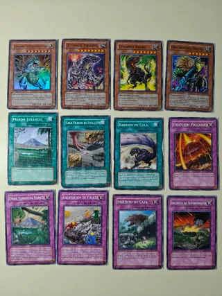 Lote Cartas YuGiOh Dinosaurios