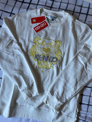 Felpa Kenzo con Tigre Ricamato