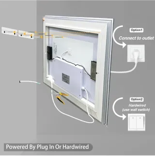 Espejo Baño LUVODI LED Bluetooth 100x70cm