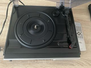 Tocadiscos Elta Automático Plata/Negro