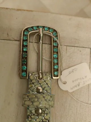 Cintura Nanni donna argento/turchese