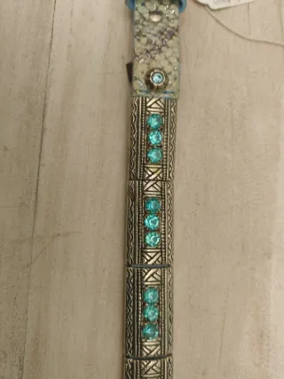 Cintura Nanni donna argento/turchese