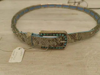 Cintura Nanni donna argento/turchese