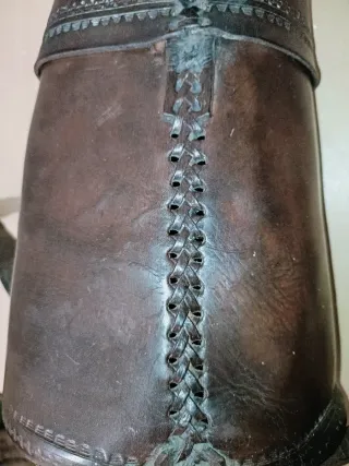 Bolso/funda vintage,Piel Artesanal muy bueno