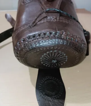 Bolso/funda vintage,Piel Artesanal muy bueno