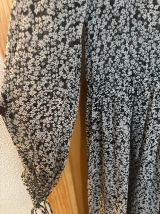 Vestido largo estampado floral