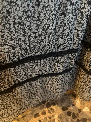 Vestido largo estampado floral